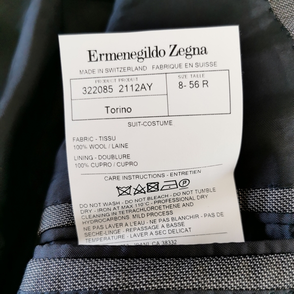 Ermenegildo Zegna Gray Wool Multi Season Blazer - Picture 2 of 11